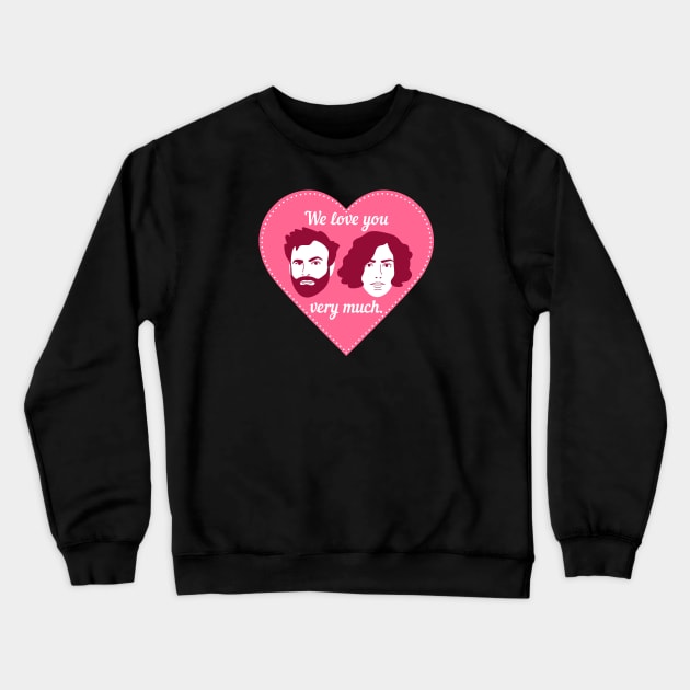 We Love You Very Much! Crewneck Sweatshirt by Some More News
